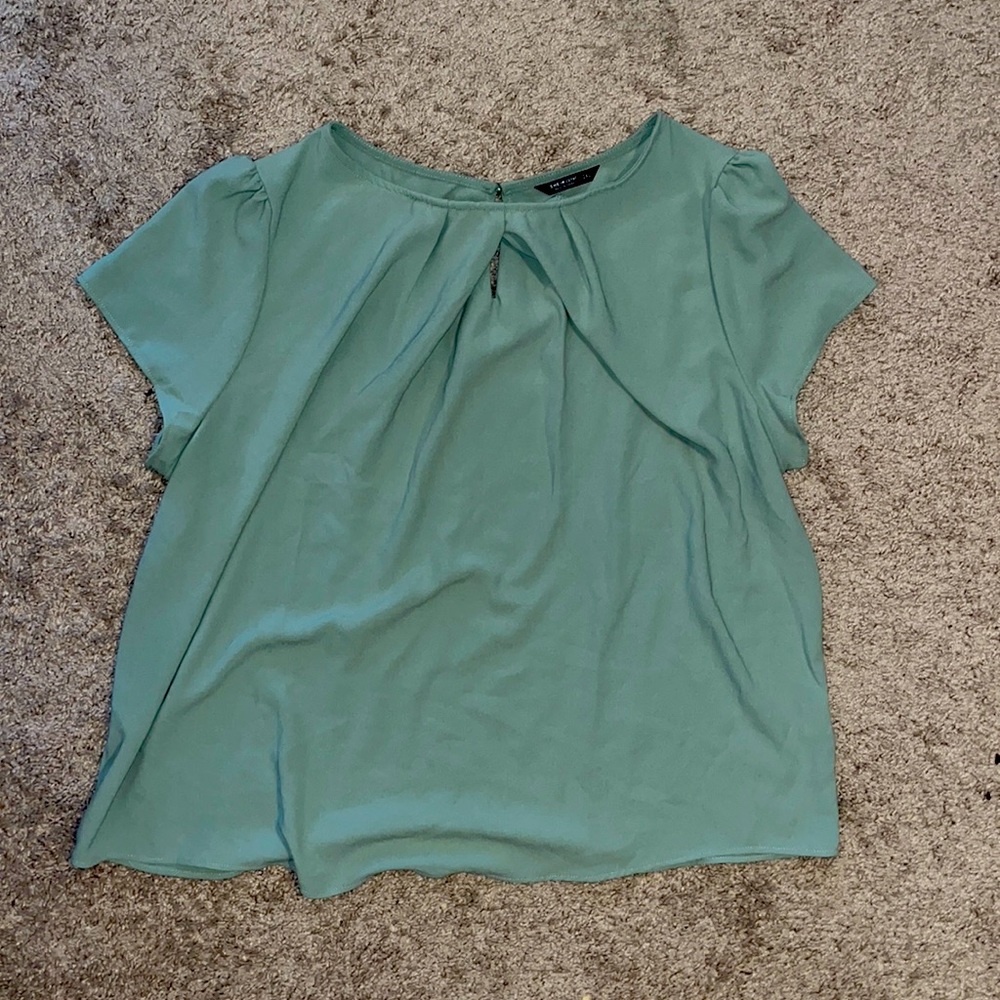 SHEIN mint green blouse size 2XL